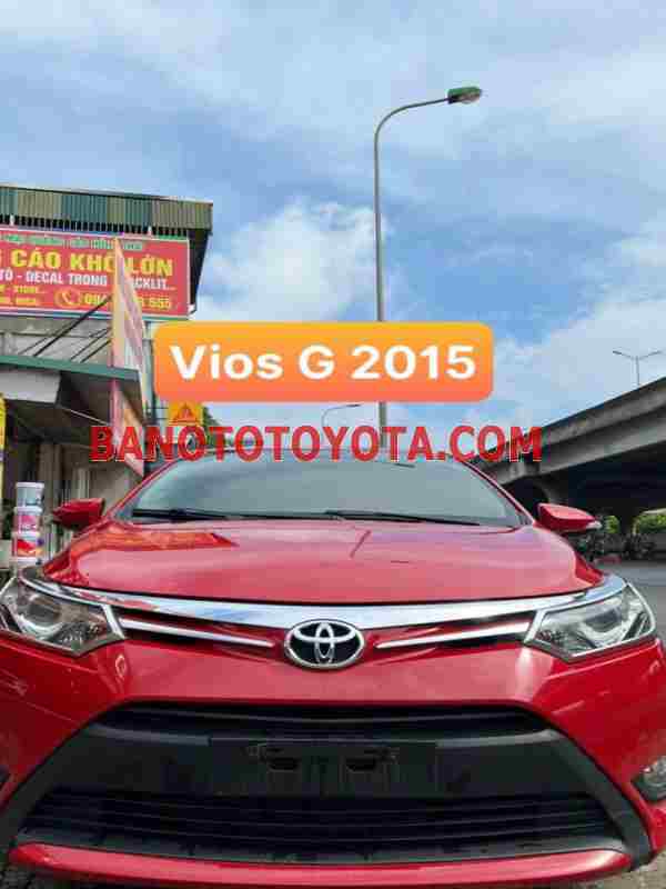 Toyota Vios 1.5G năm sản xuất 2015 giá tốt