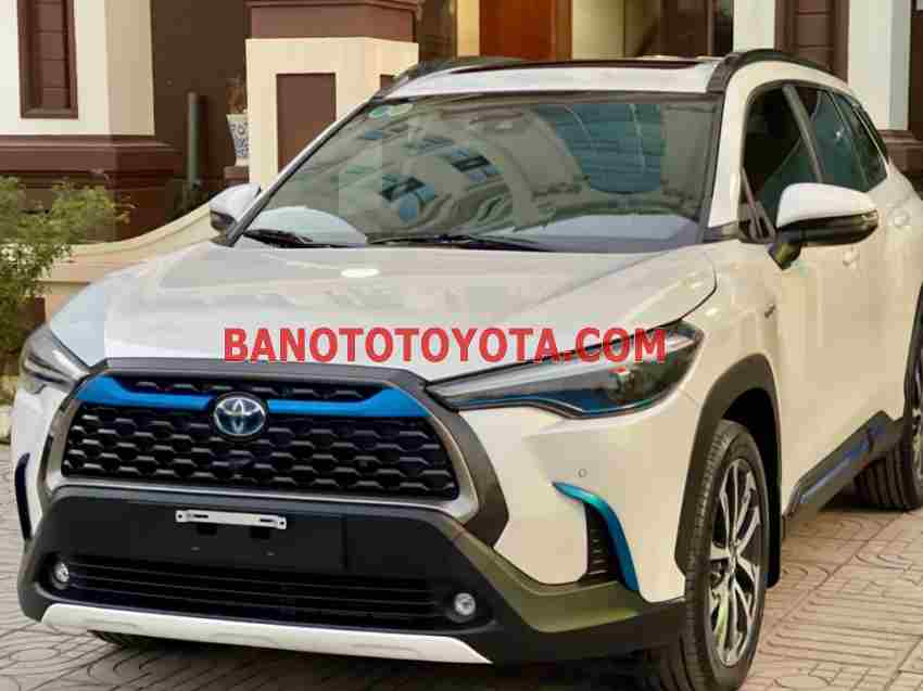 Bán Toyota Corolla Cross 1.8HV, màu Trắng, Xe hybrid, 2021