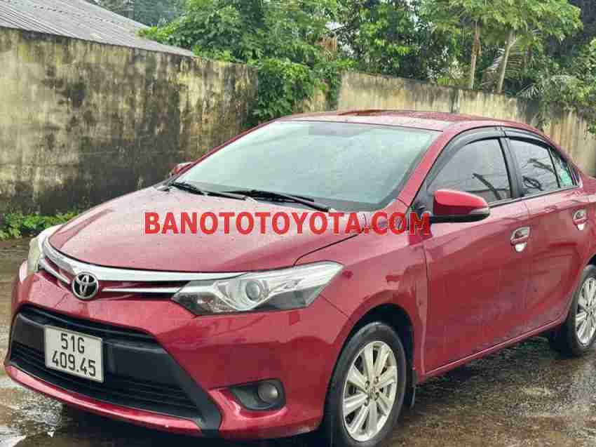 Cần bán gấp xe Toyota Vios 1.5G 2017 màu Đỏ