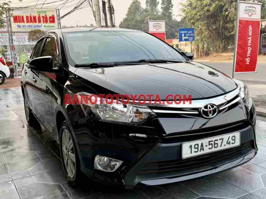 Cần bán gấp xe Toyota Vios 1.5E năm 2016, màu Đen, Số tay