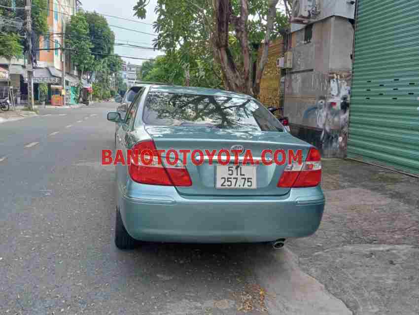 Cần bán gấp xe Toyota Camry 2.4G 2003 màu Xanh