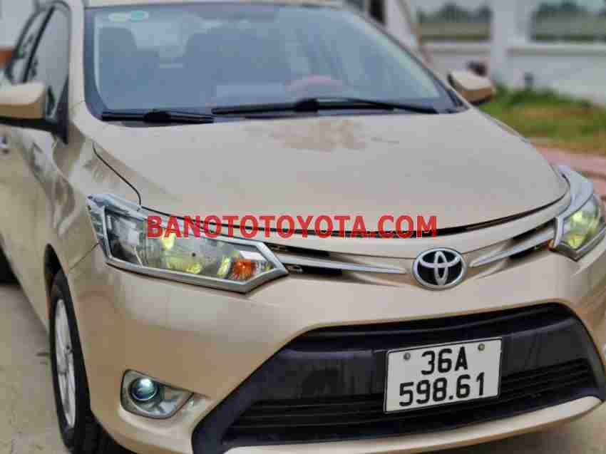 Cần bán xe Toyota Vios 1.5E năm 2015 màu Vàng cực đẹp