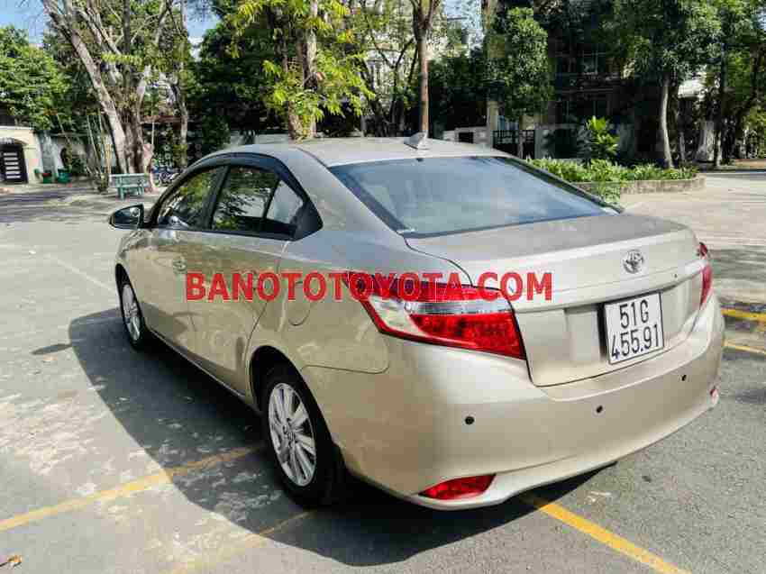 Bán Toyota Vios 1.5E CVT, màu Cát, Máy xăng, 2017
