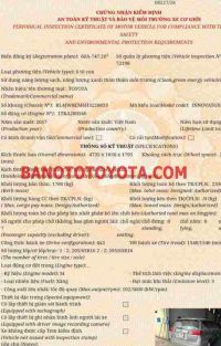 Cần bán xe Toyota Innova 2.0E đời 2017