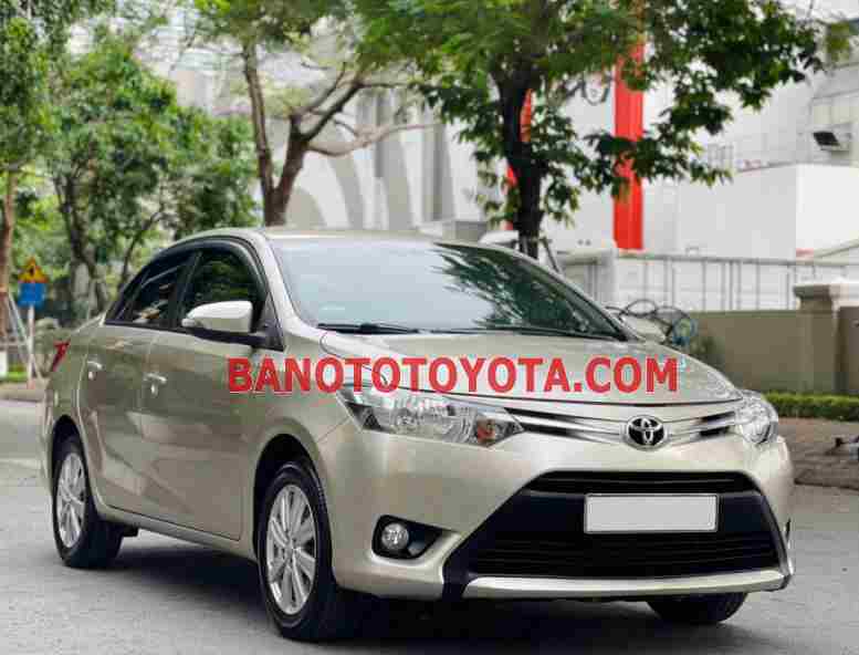Cần bán gấp xe Toyota Vios 1.5E CVT 2017 màu Cát